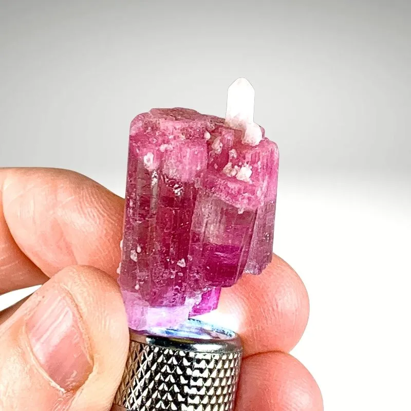 Rubellite Tourmaline with Quartz - image 2