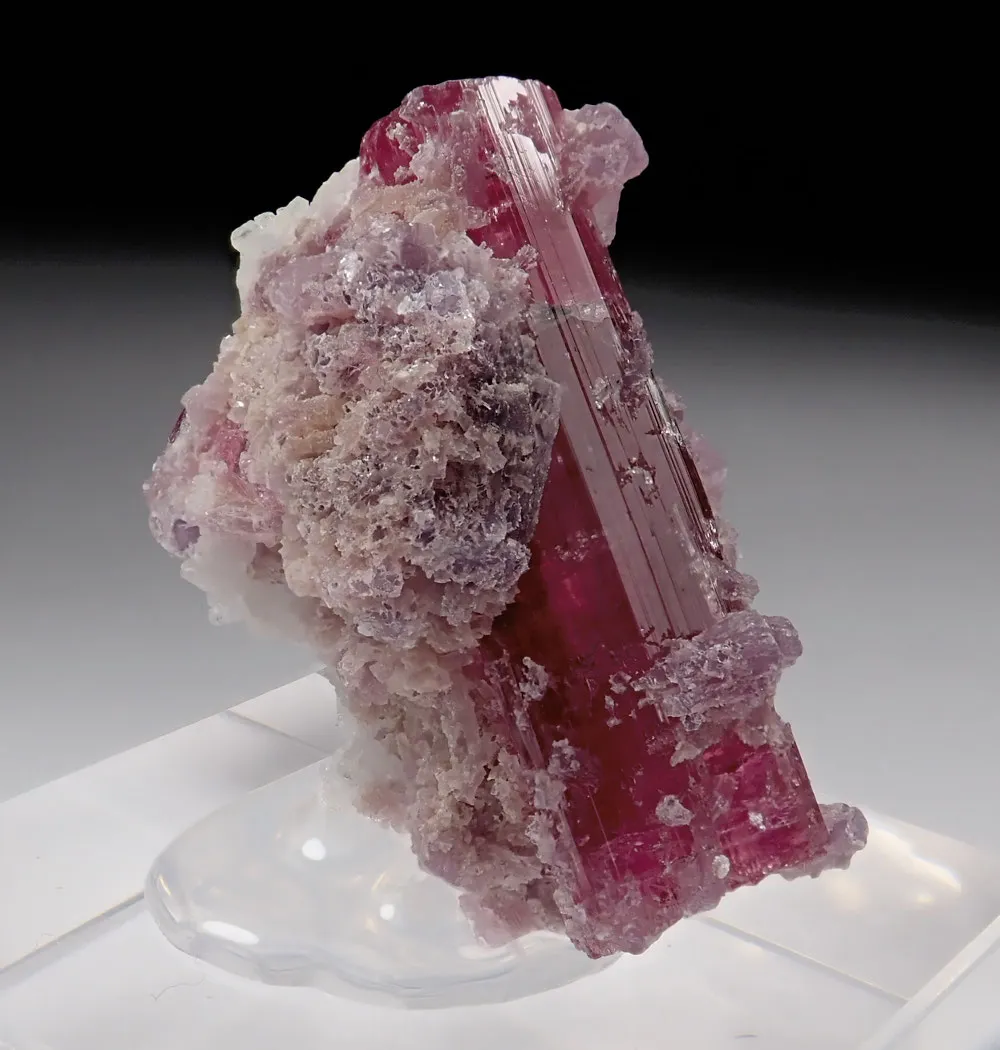 Rubellite with Lepidolite - image 3