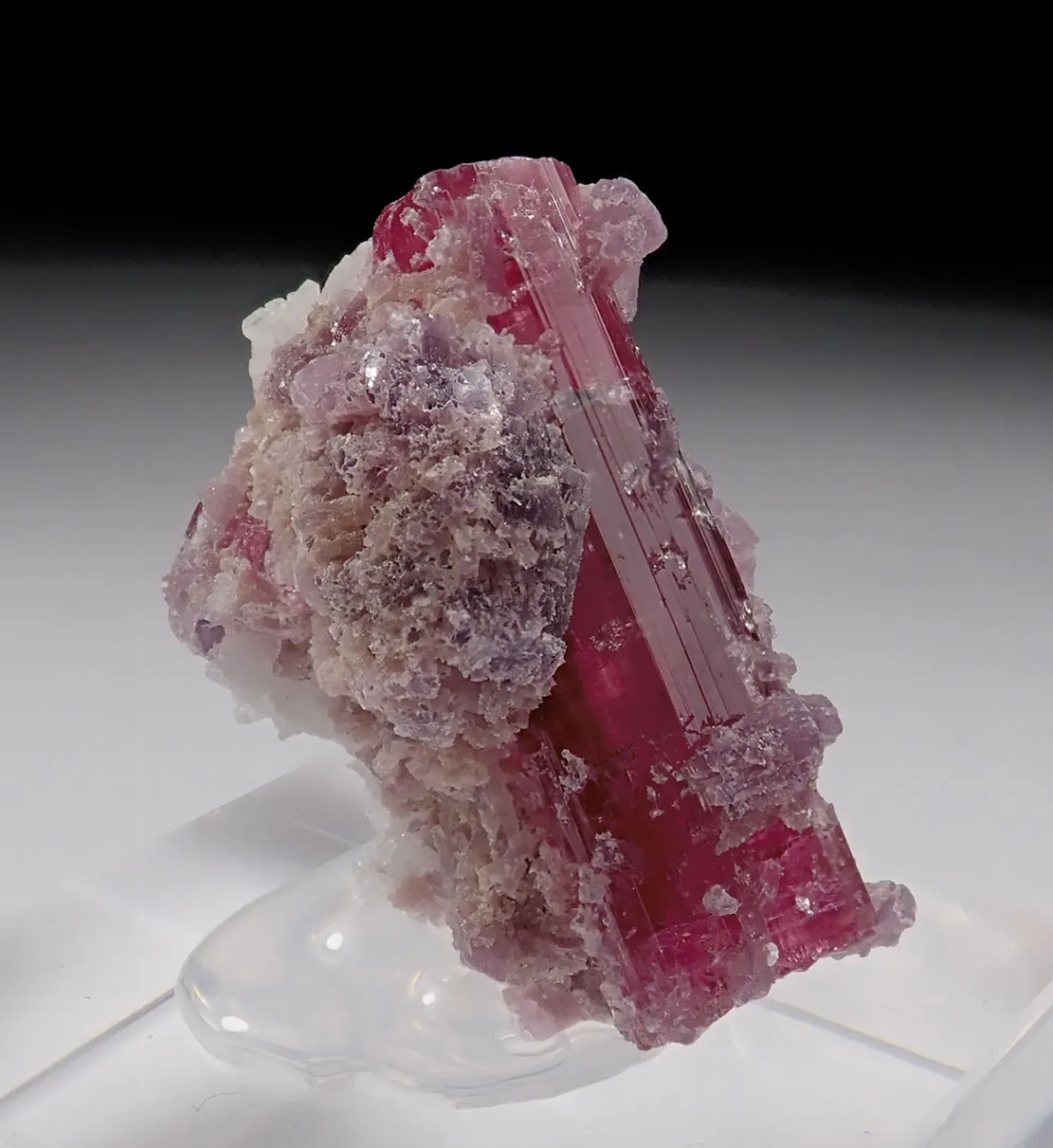 Rubellite with Lepidolite - image 2