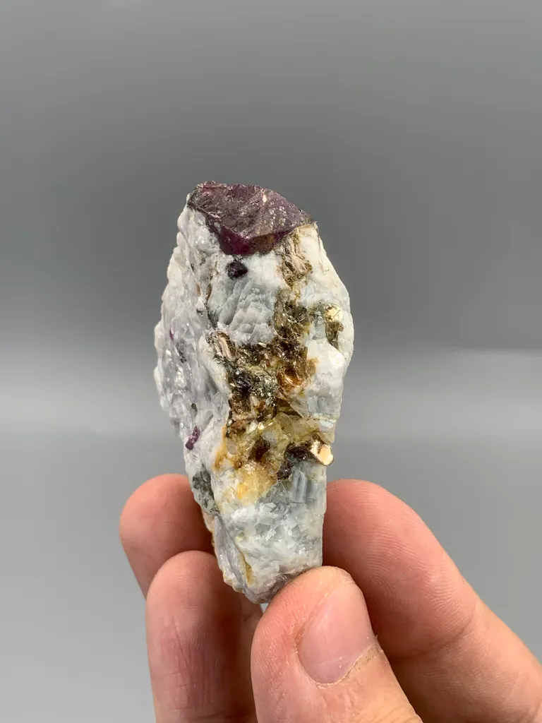 Ruby from Afghanistan, Kabul, Jegdalek ruby deposit - image 3