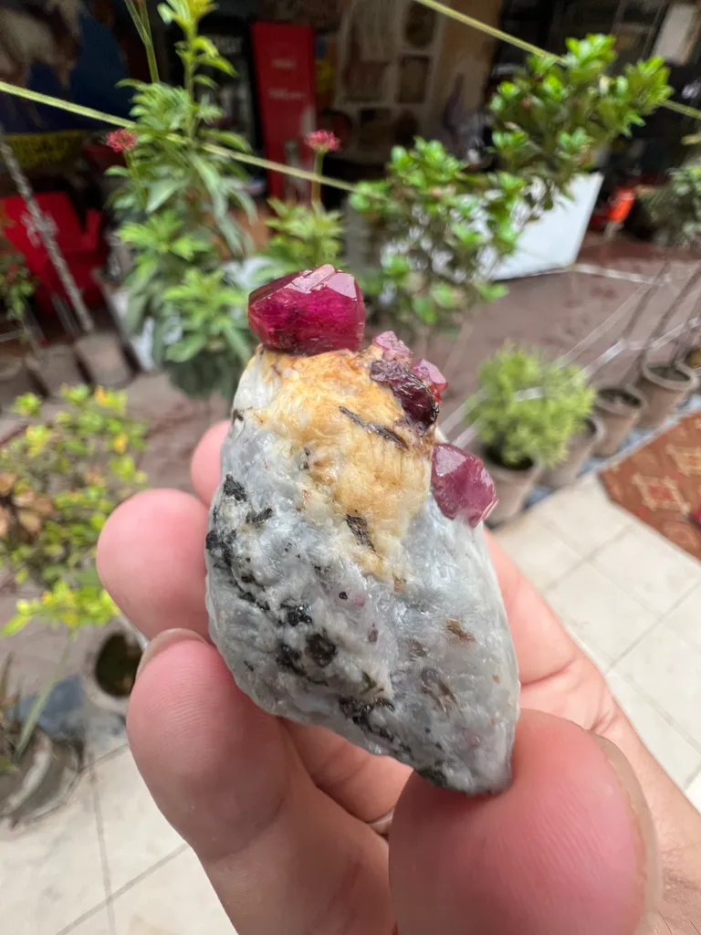 Ruby from Afghanistan, Kabul, Jegdalek ruby deposit - image 6