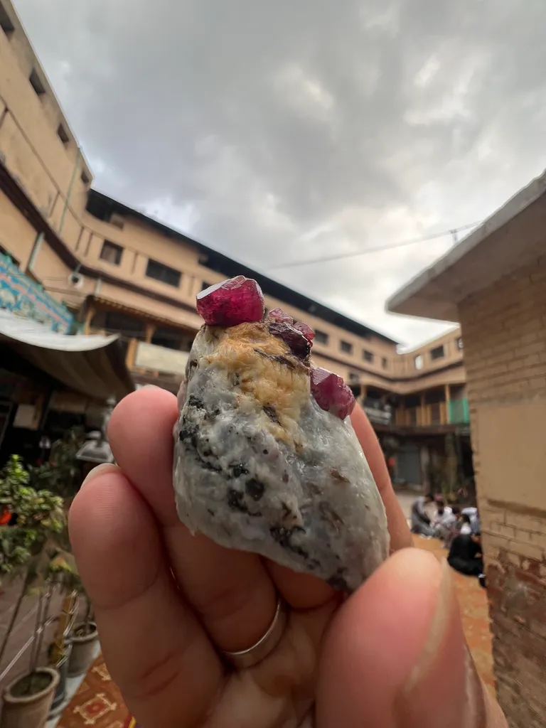 Ruby from Afghanistan, Kabul, Jegdalek ruby deposit - image 9
