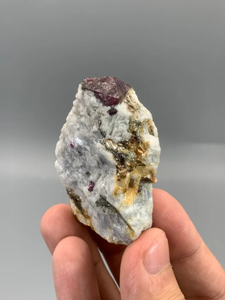 Ruby from Afghanistan, Kabul, Jegdalek ruby deposit - image 2