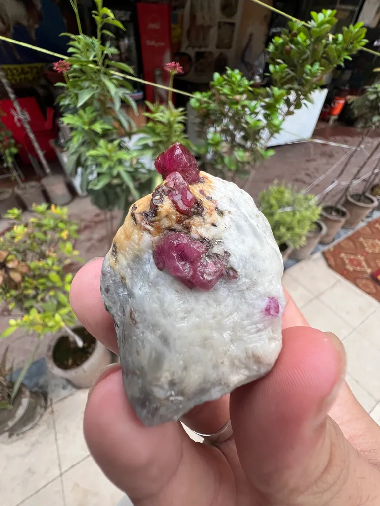 Ruby from Afghanistan, Kabul, Jegdalek ruby deposit - image 3