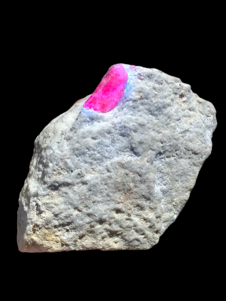 Ruby from Bulgaria, Rhodope Mountains image