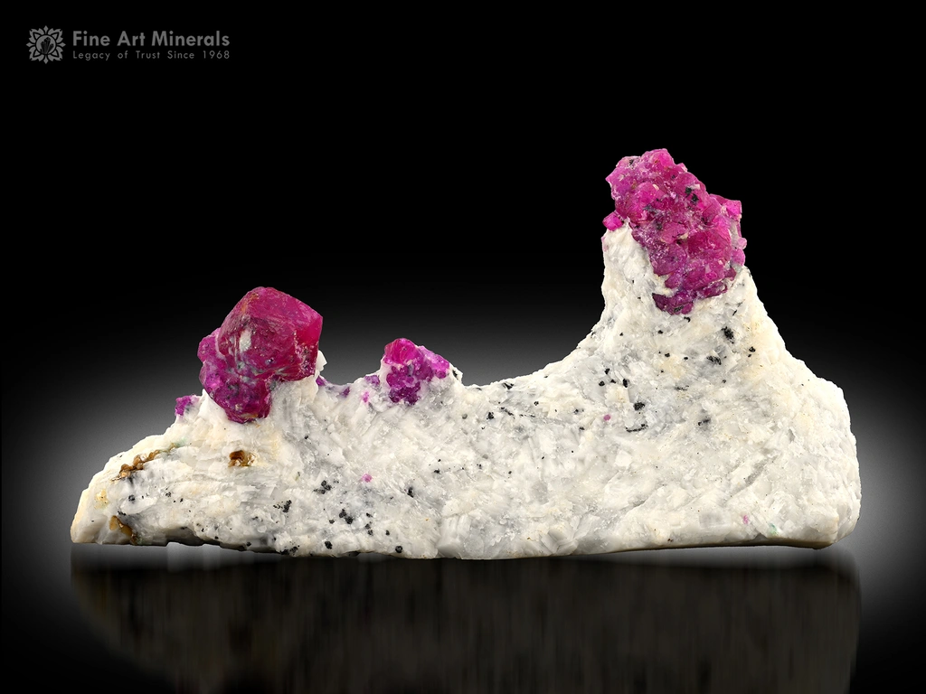 Ruby from Hunza District, Gilgit-Baltistan, Pakistan image
