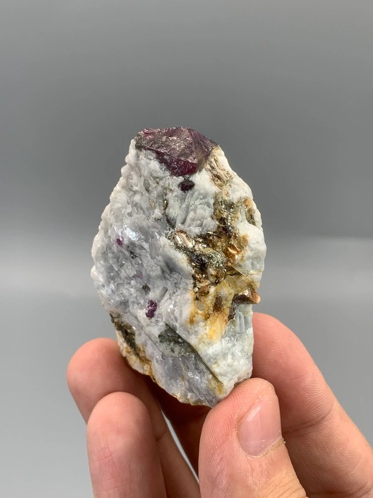 Ruby from Jegdalek ruby deposit, Kabul, Afghanistan - image 2