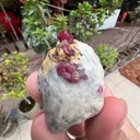 Ruby from Jegdalek ruby deposit, Kabul, Afghanistan - image 3