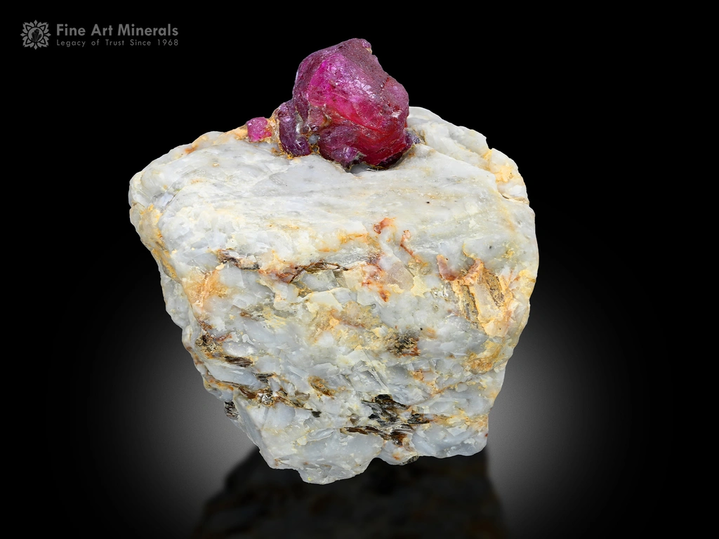Ruby from Jegdalek ruby deposit, Kabul, Afghanistan image