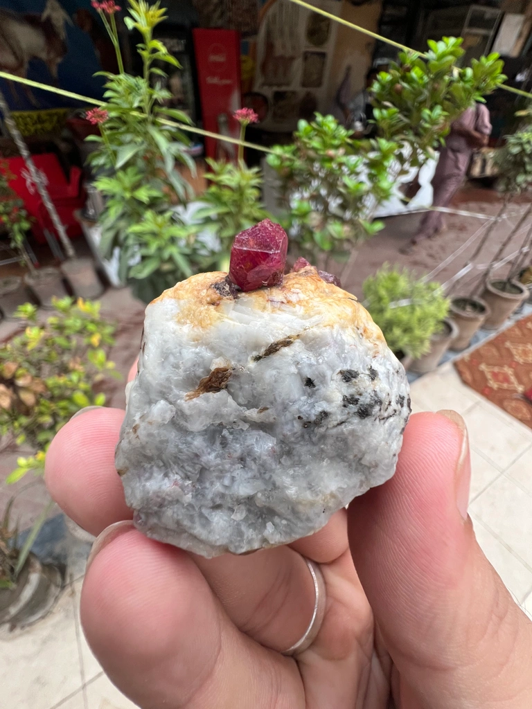 Ruby from Jegdalek ruby deposit, Kabul, Afghanistan - image 7