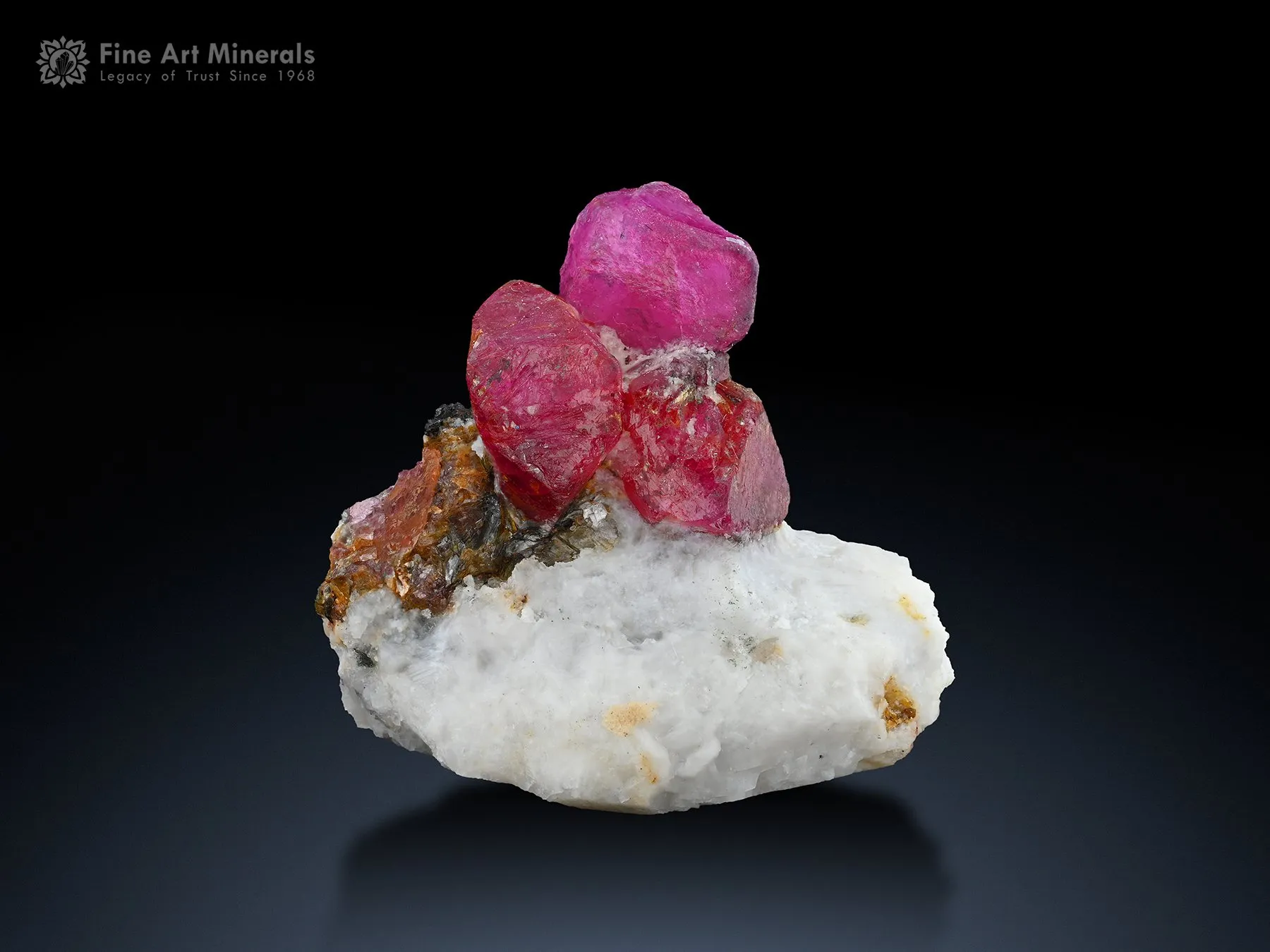 Ruby on Matrix from Hunza Valley Pakistan - image 1
