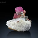 Ruby on Matrix from Hunza Valley Pakistan - image 2