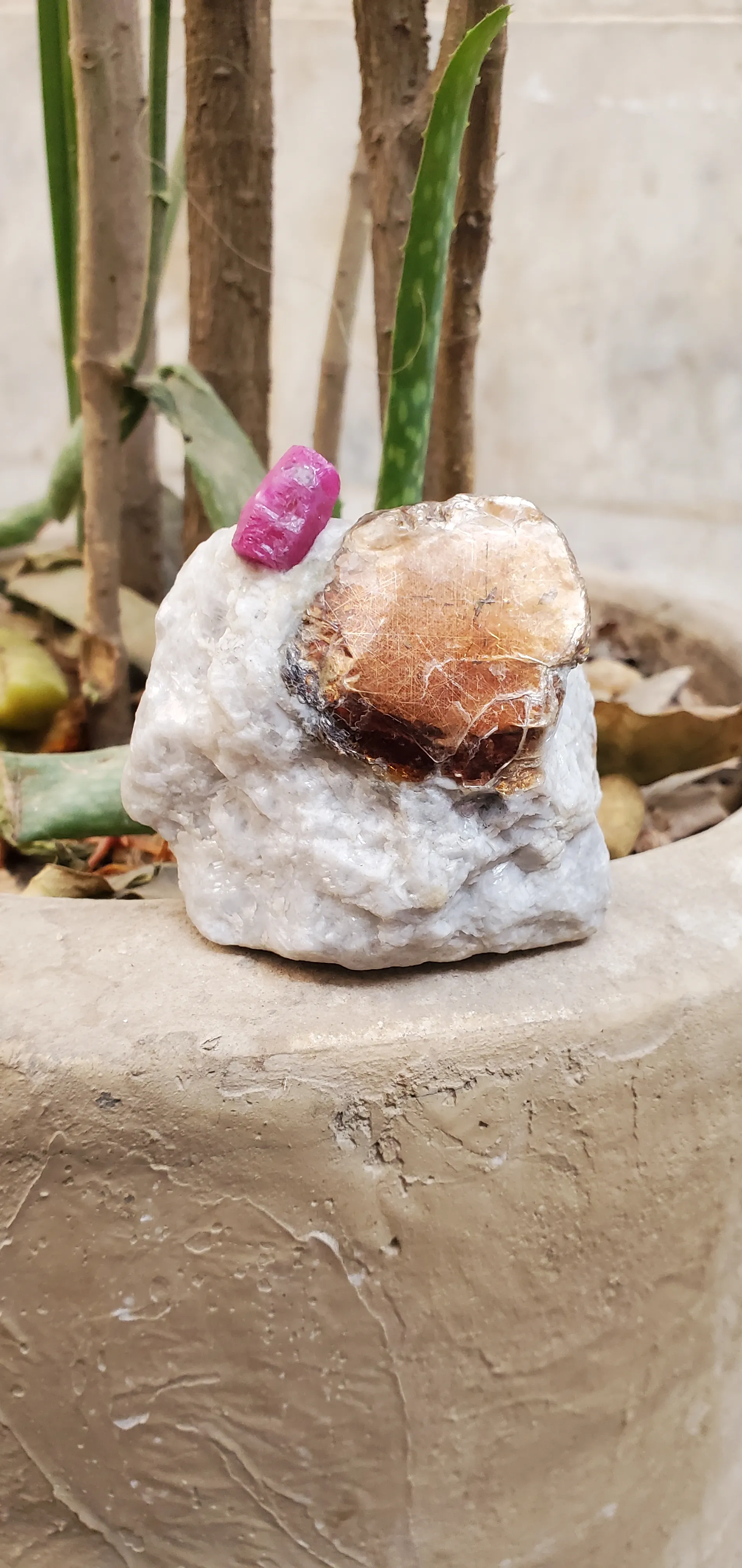 Ruby Specimen With Combine Mica from Afghanistan - image 2