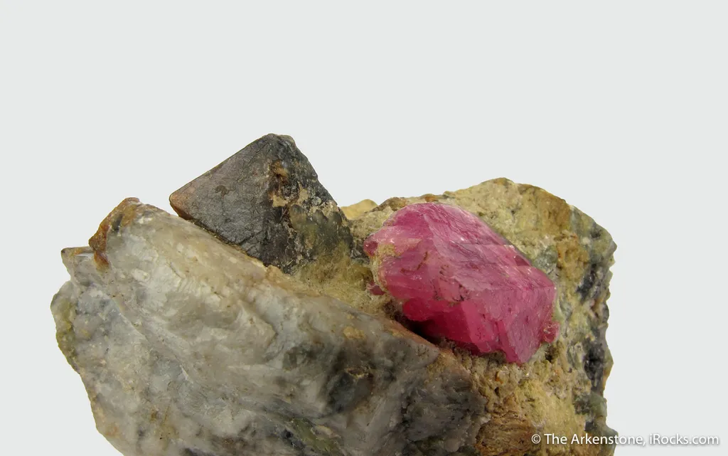 Ruby with Spinel (variety Gahnite) , circa 1800s image