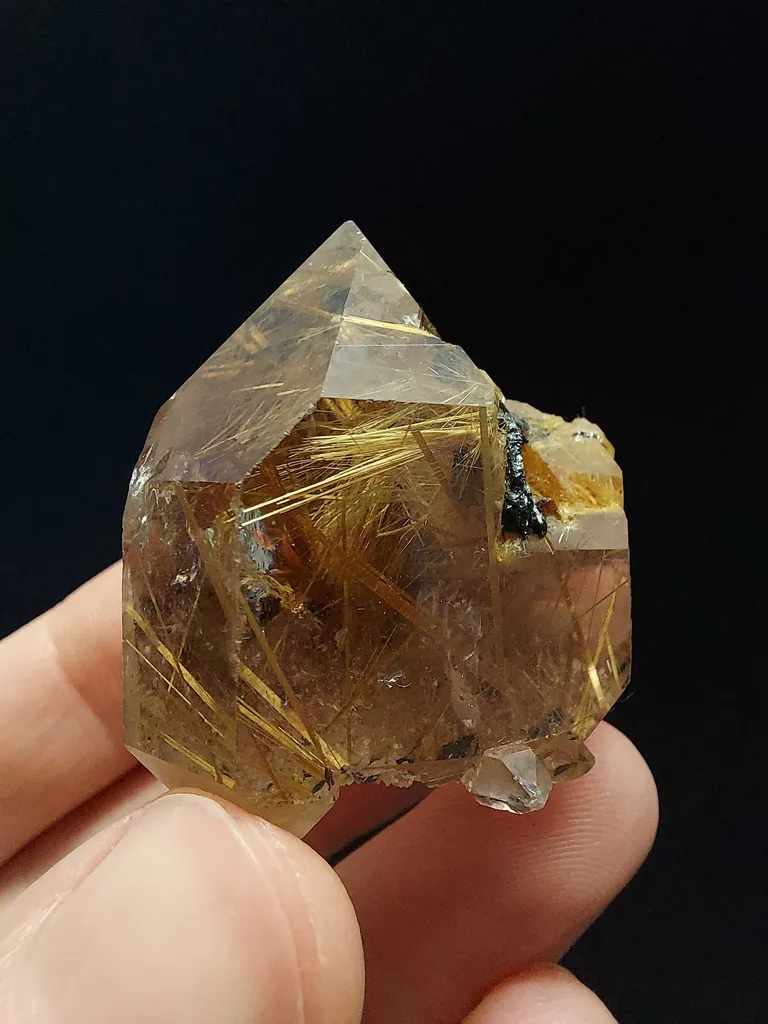 Rutilated Quartz from Brazil, Bahia, Novo Horizonte image