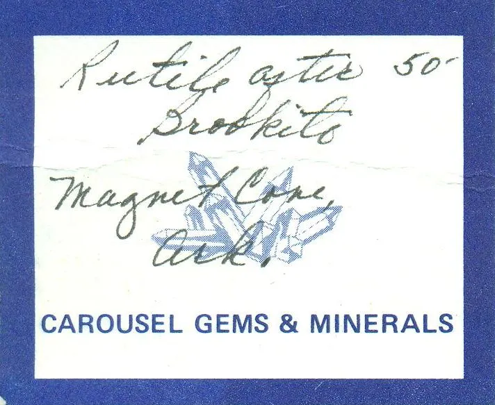 Rutile after Brookite - image 6