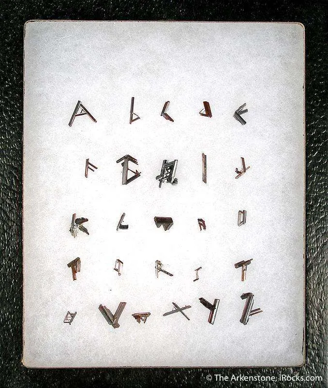 Rutile Alphabet Set image