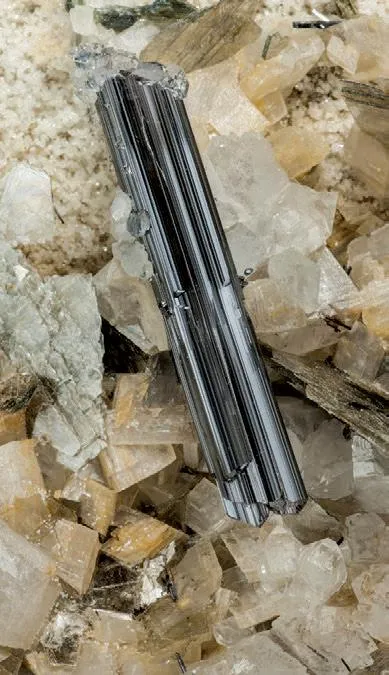 Rutile, Dolomite, Muscovite, Quartz image