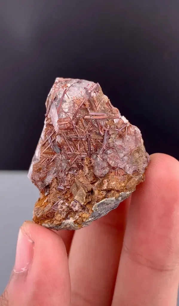 Rutile from Pakistan, Gilgit-Baltistan, Skardu District, Shigar Valley image