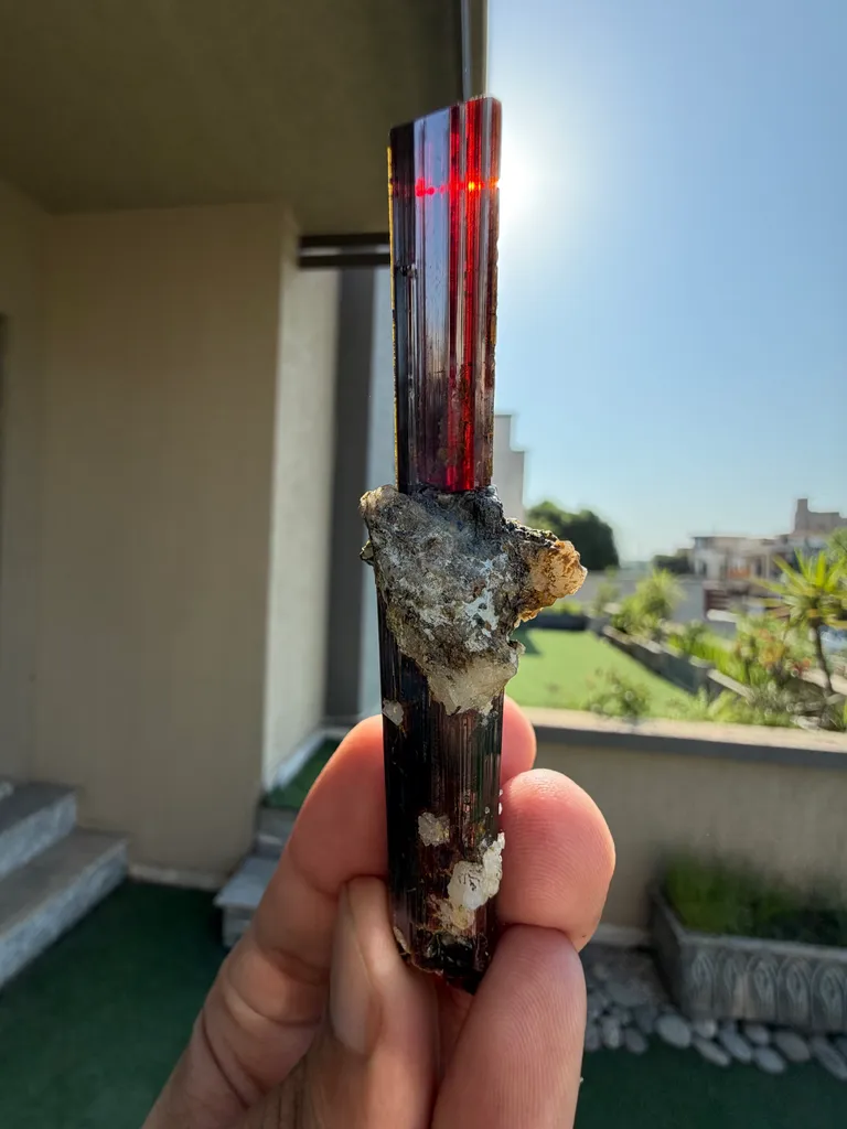 Rutile from Pakistan, Khyber Pakhtunkhwa Province, Hameed Abad Kafoor Dheri, Zagi Mountain - image 4