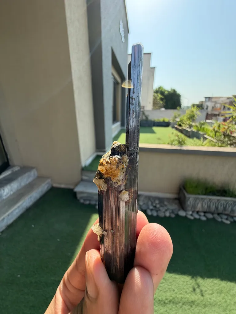 Rutile from Pakistan, Khyber Pakhtunkhwa Province, Hameed Abad Kafoor Dheri, Zagi Mountain - image 5
