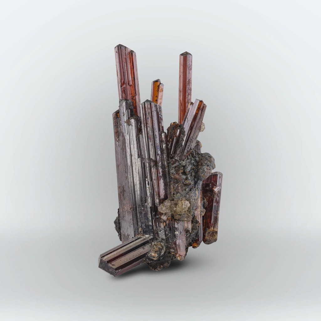 Rutile from Zagi Mountain, Hameed Abad Kafoor Dheri, Khyber Pakhtunkhwa Province, Pakistan image