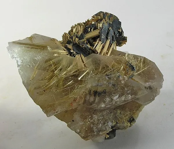 Rutile, Hematite, Quartz image