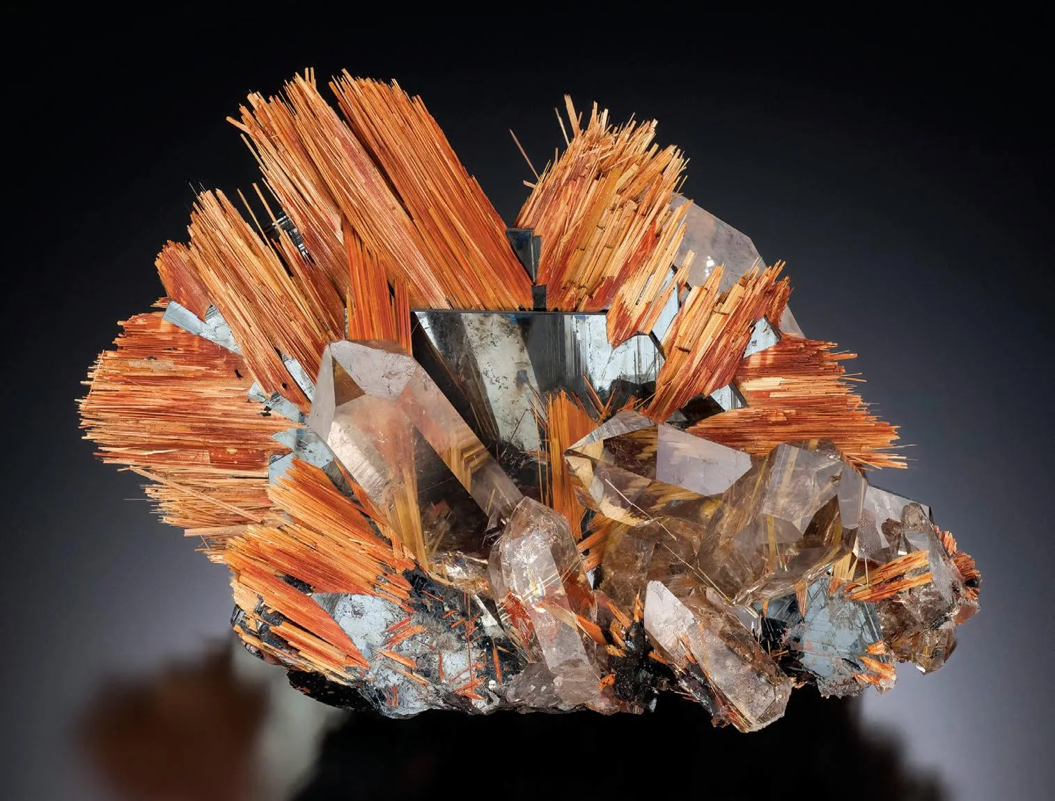 Rutile, Hematite, Quartz - image 1