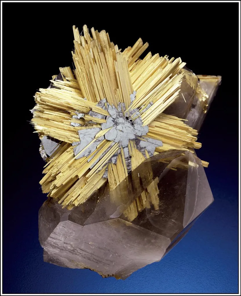 Rutile, Hematite, Quartz image