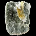Rutile in Clear Quartz on Chlorite | SELF STANDING | High Quality Mineral | Indian Mineral | Superb Minerals | Collectors Piece - image 1