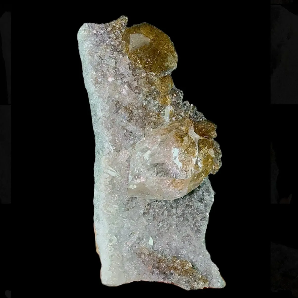 Rutile in Clear Quartz | SELF STANDING | High Quality Mineral | Indian Mineral | Superb Minerals | Fine Mineral | Collectors Piece Item - image 1