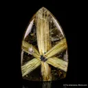 Rutile in Quartz cabochon - image 3
