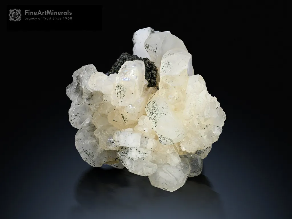 Rutile on Apatite with Feldspar and Hematite spray from Skardu Pakistan - image 2