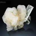 Rutile on Apatite with Feldspar and Hematite spray from Skardu Pakistan - image 4