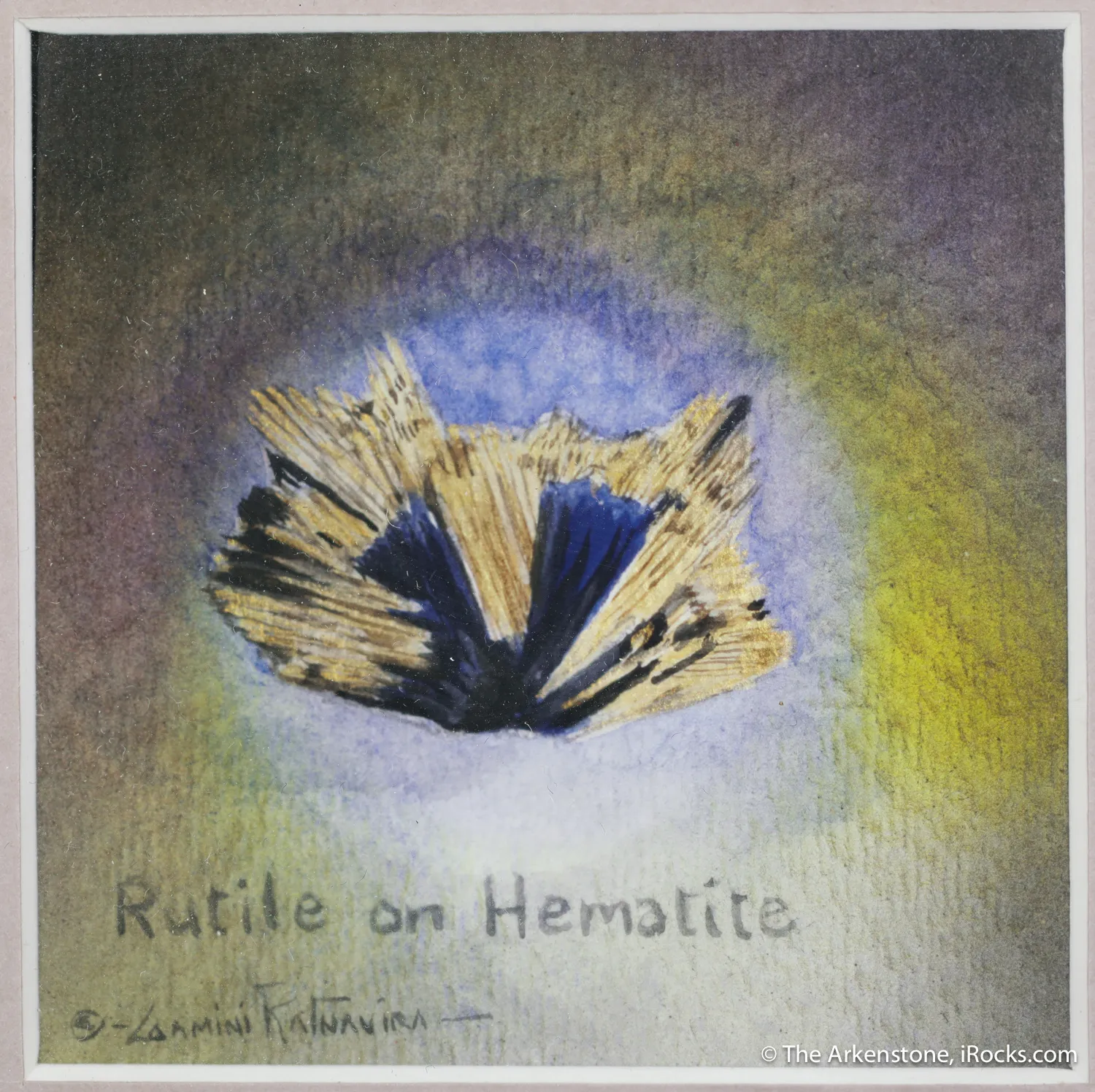 Rutile on Hematite - image 4