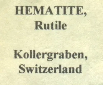 Rutile on Hematite - image 6
