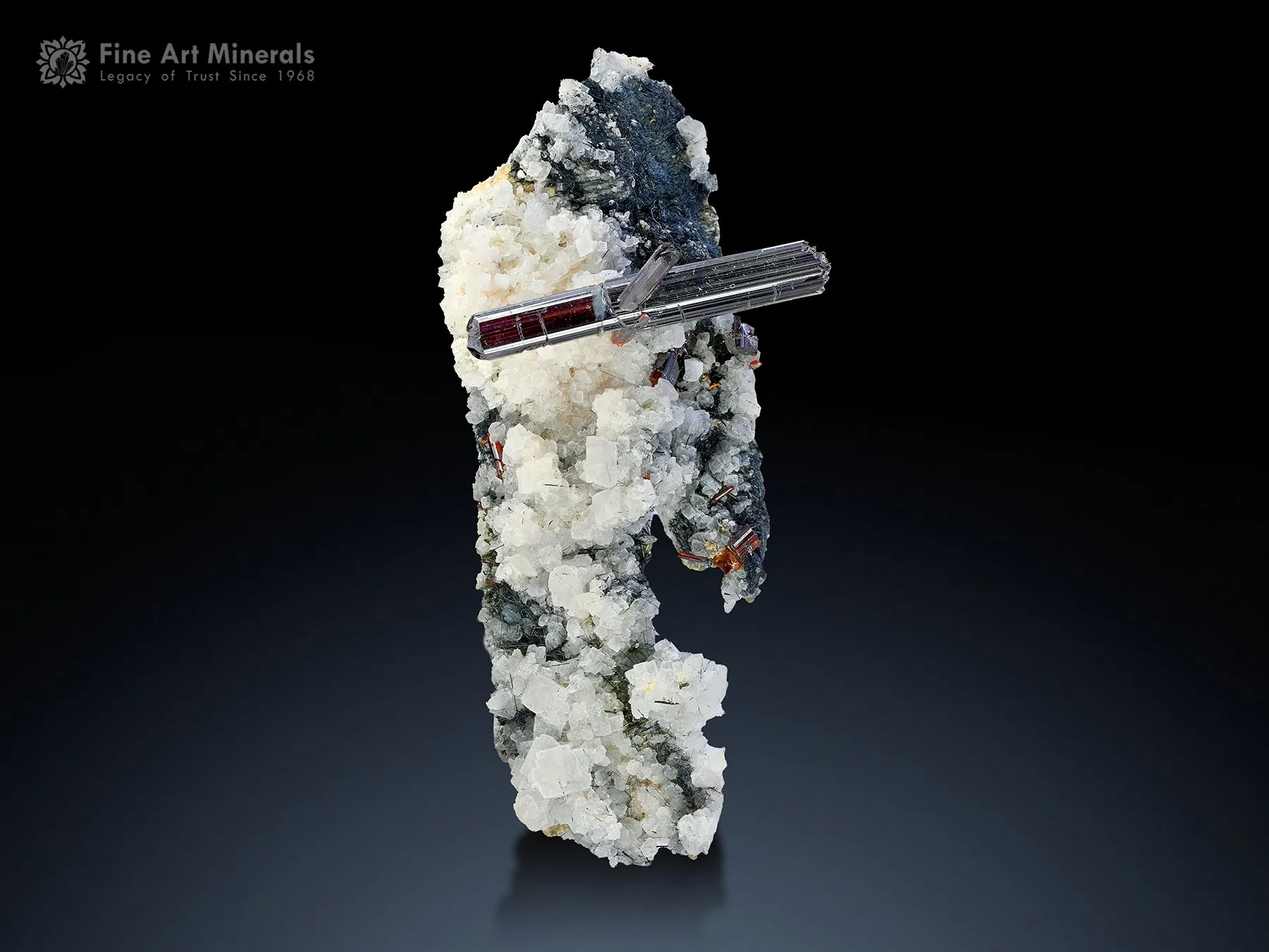 Rutile on Matrix from Zagi Mountain Pakistan - image 1