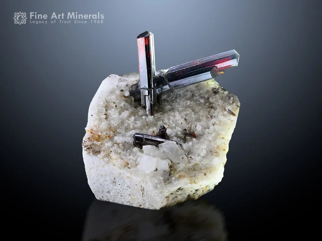 Rutile on Matrix from Zagi Pakistan image