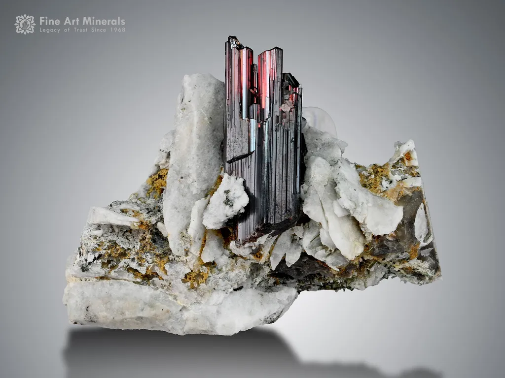 Rutile on Matrix from Zagi Pakistan image