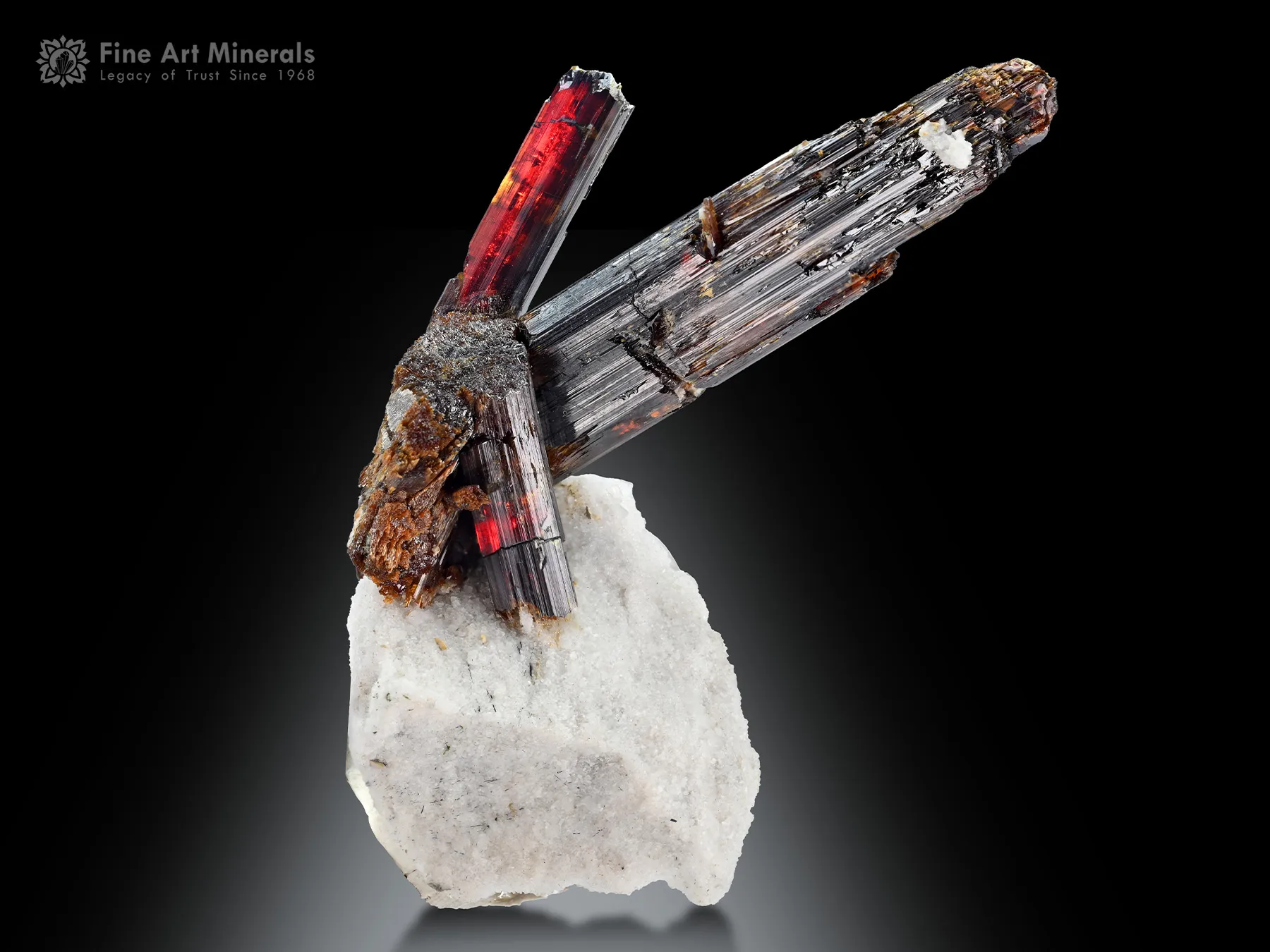 Rutile on Matrix from Zagi Pakistan - image 1