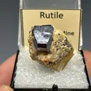 Rutile on Pyrophyllite - image 1