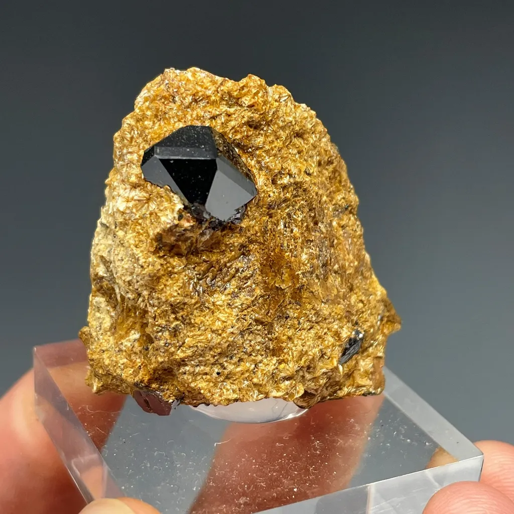 Rutile on Pyrophyllite image