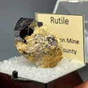 Rutile on Pyrophyllite - image 3