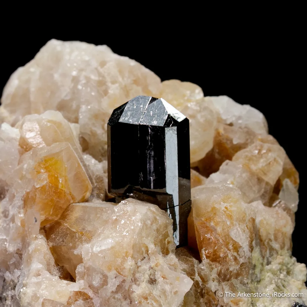 Rutile on Quartz image