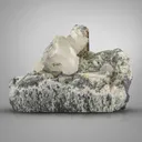 Rutile with Calcite - image 2