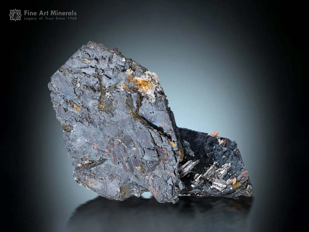 Rutile with Hematite from Zagi Pakistan image