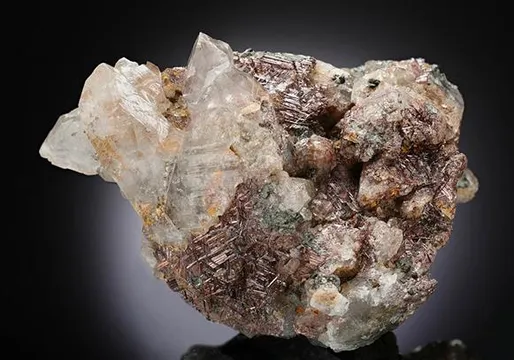 Rutile with Quartz and Chlorite