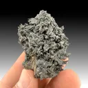 Safflorite on Silver with Skutterudite - image 1