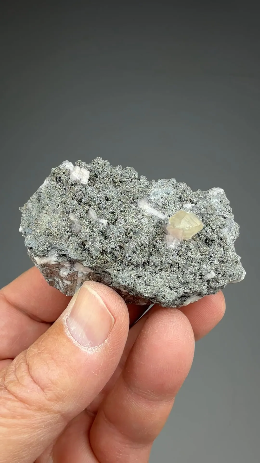 Safflorite with Calcite - image 2