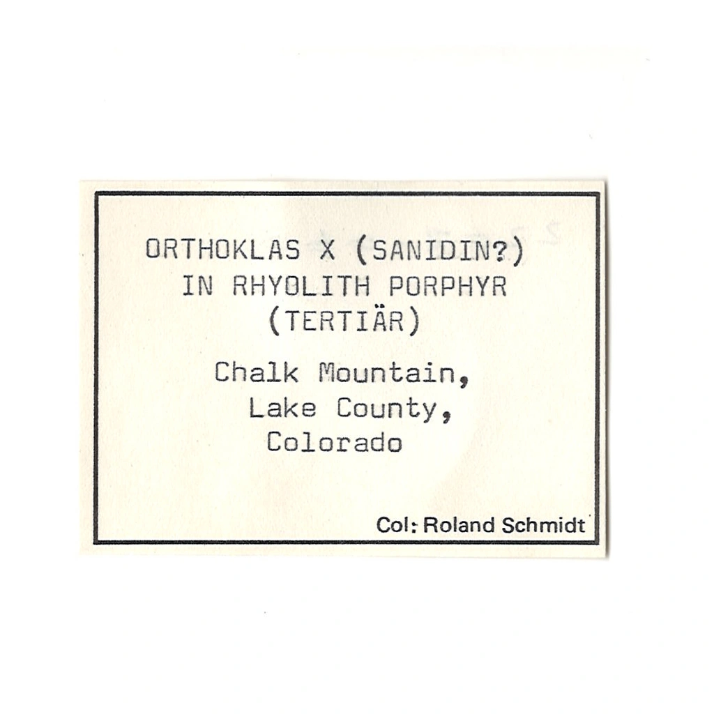 Sanidine from Chalk Mountain, Lake County, Colorado, USA - image 6